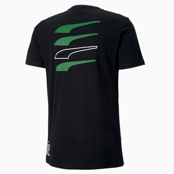 PUMA Club Men's Tee, Puma Black-Puma White, extralarge