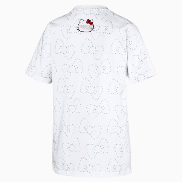 PUMA x HELLO KITTY Women’s AOP Tee, Puma White, extralarge