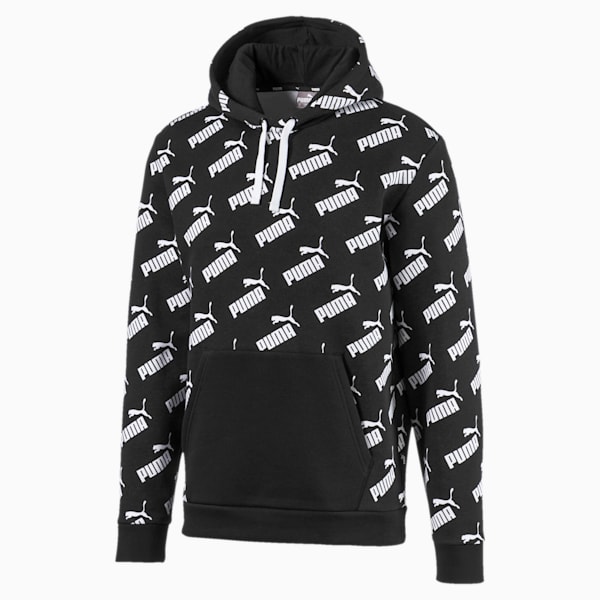 Amplified Men's Hoodie, Puma Black, extralarge