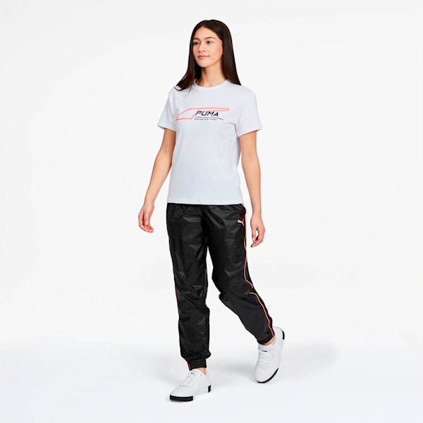 Evide Formstrip Women's Tee, Puma White, extralarge