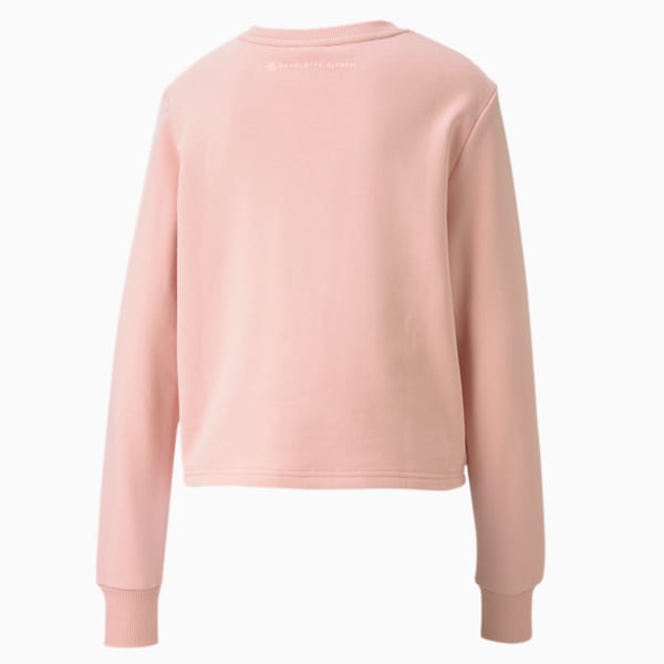 PUMA x CHARLOTTE OLYMPIA Women's Crewneck Sweatshirt, Silver Pink, extralarge