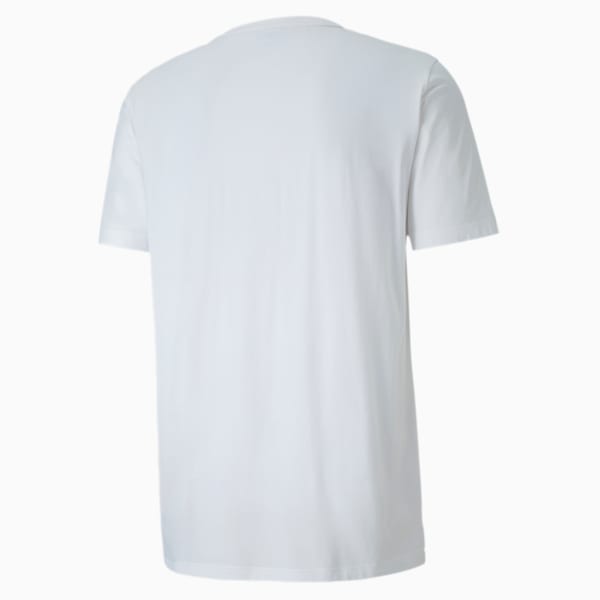 Classic Logo No.2 Men's T-Shirt, Puma White, extralarge-IND