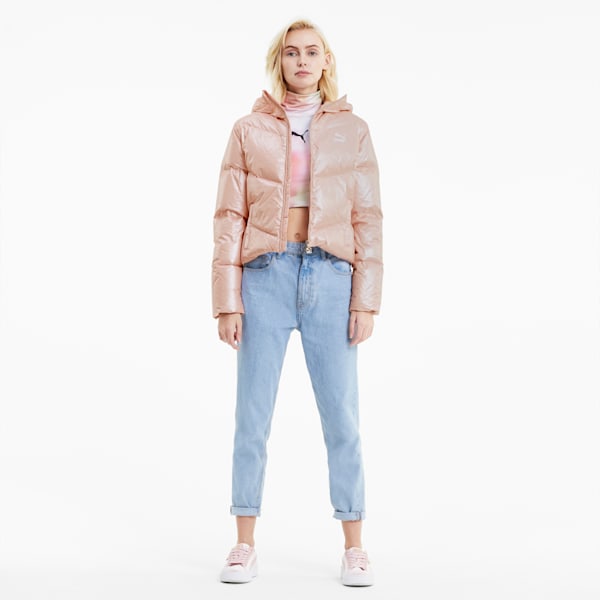 Chamarra Classics Down para Mujer, Peachskin, extralarge