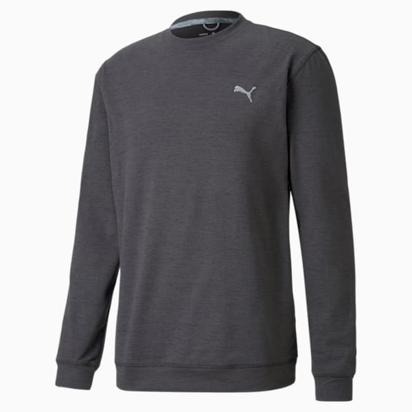 CLOUDSPUN Men's Golf Sweatshirt, Puma Black Heather, extralarge-IND