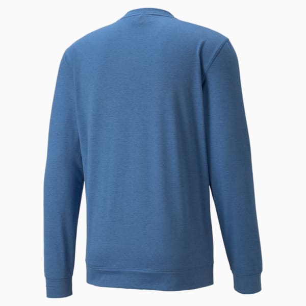 CLOUDSPUN Men's Golf Sweatshirt, Federal Blue Heather