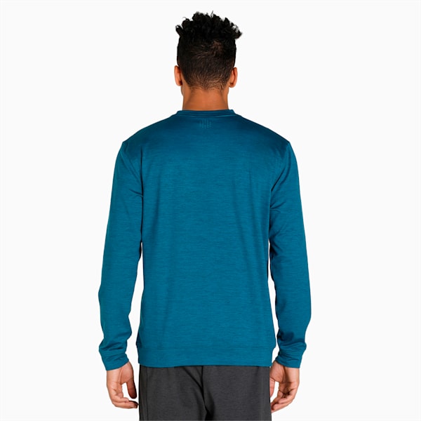 CLOUDSPUN Men's Golf Sweatshirt, Blue Coral Heather