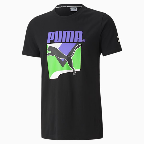 Tailored for Sport Men's Graphic Tee, Puma Black, extralarge