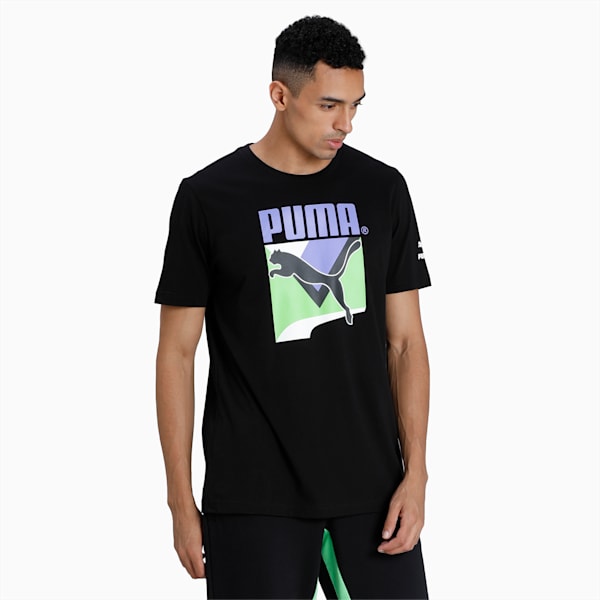 Tailored for Sport Men's Graphic Tee, Puma Black, extralarge
