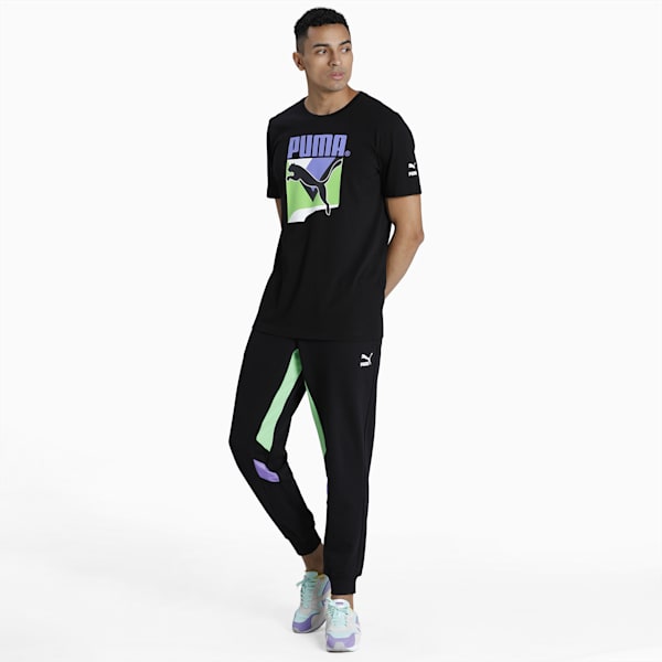 TFS Graphic Men's Tee, Puma Black, extralarge