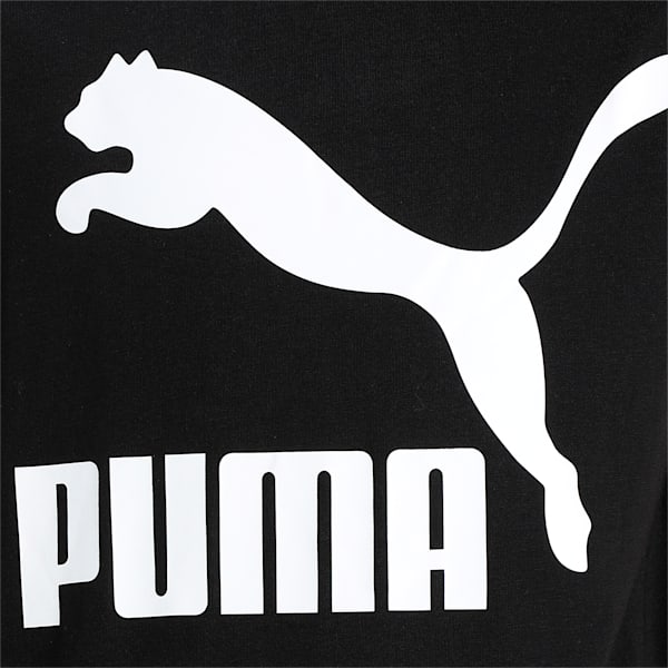 Classics Logo Crew Neck Women's Relaxed T-Shirt, Puma Black