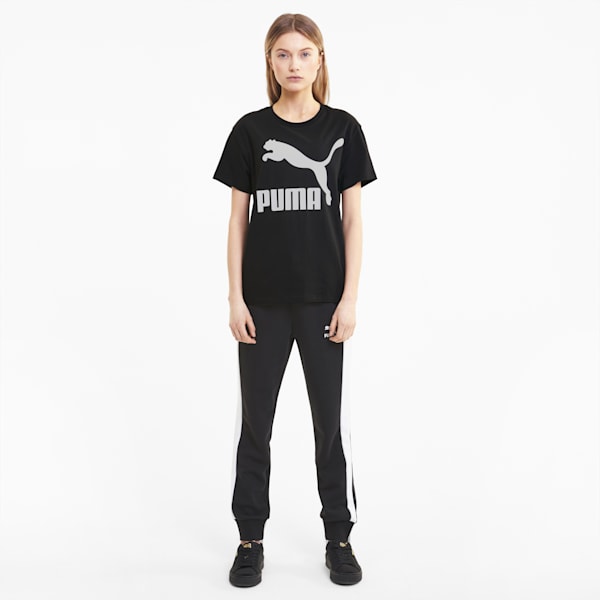 Camiseta Classics Logo para Mujer, Puma Black, extralarge