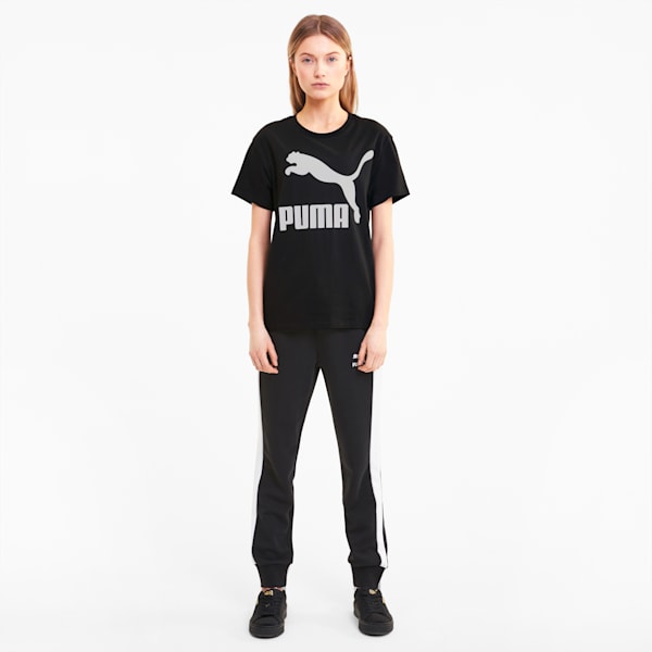 Classics Women's Logo Tee, Puma Black, extralarge