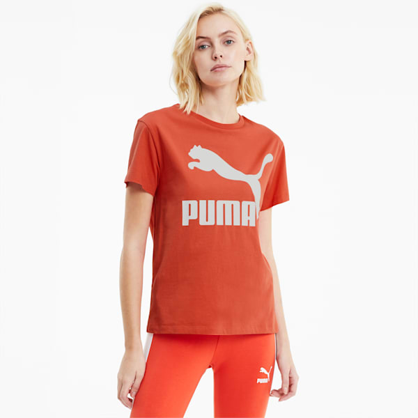 Classics Women's Logo Tee, Paprika, extralarge