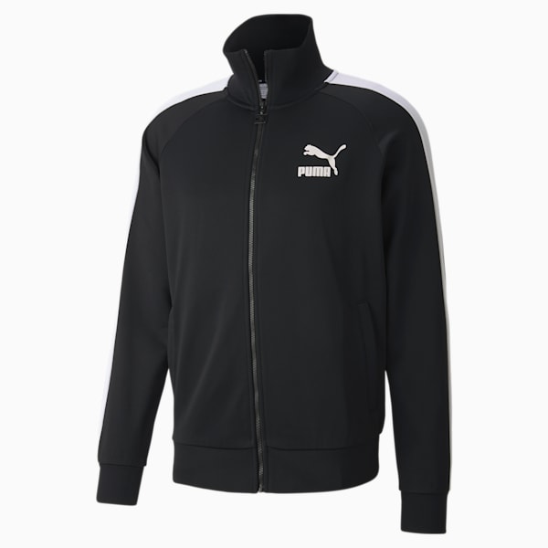 Iconic T7 Full Zip Men's Track Jacket, Puma Black, extralarge-IND