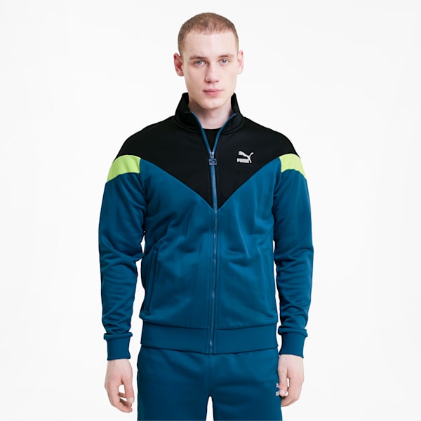 Iconic MCS Men's Track Jacket, Digi-blue, extralarge