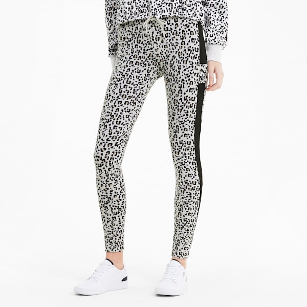 Classics Women's Graphic Leggings, Vaporous Gray-animal AOP, extralarge