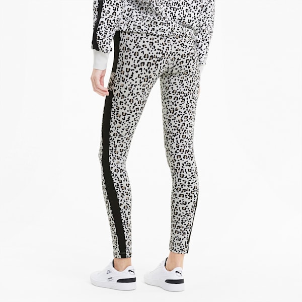 Classics Women's Graphic Leggings, Vaporous Gray-animal AOP, extralarge