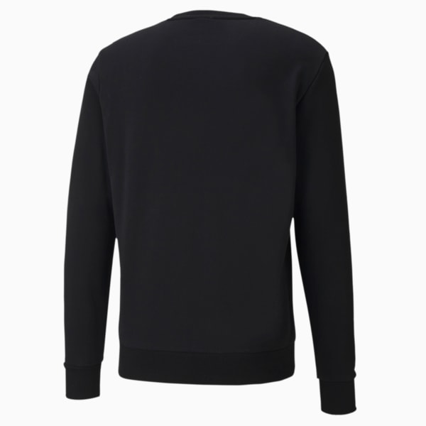 Classics Logo Men's Crew Neck Sweater, Puma Black, extralarge-IND