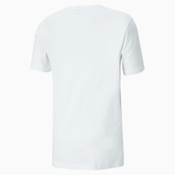 Classics Logo Men's Crew Neck T-Shirt, Puma White, extralarge-IND