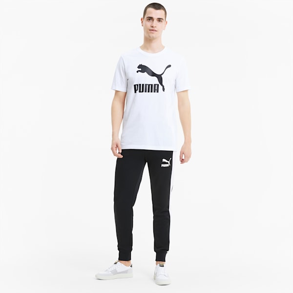 Classics Logo Men's Crew Neck T-Shirt, Puma White, extralarge-IND