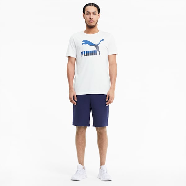 Classics Men's Logo Tee, Puma White-Puma black, extralarge