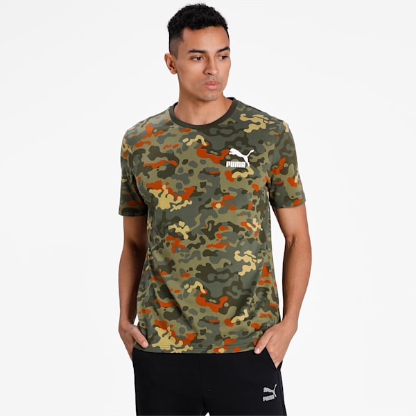 Classics Men's Graphic AOP Tee, Forest Night, extralarge