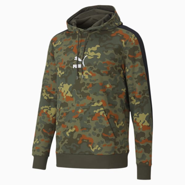 Classics Men's Graphic AOP Hoodie, Forest Night, extralarge