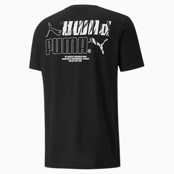 Classics Graphic Men's Logo Tee, Puma Black, extralarge