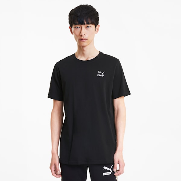 Classics Graphic Men's Logo Tee, Puma Black, extralarge