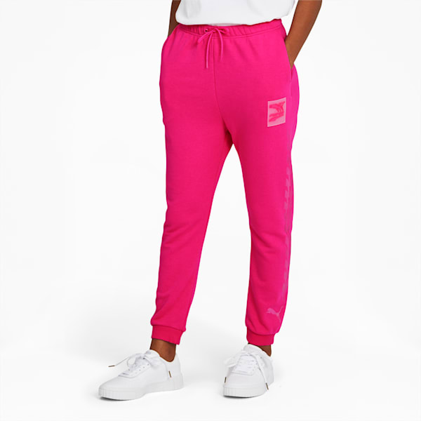 Evide Women's Track Pants, Glowing Pink, extralarge