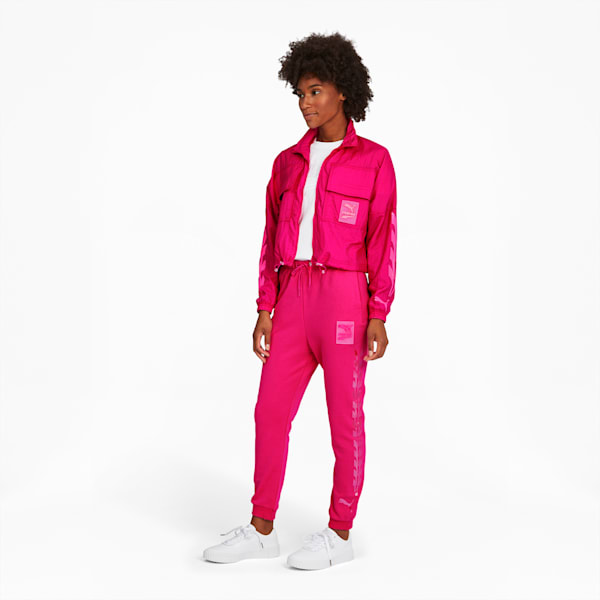 Evide Women's Track Pants, Glowing Pink, extralarge