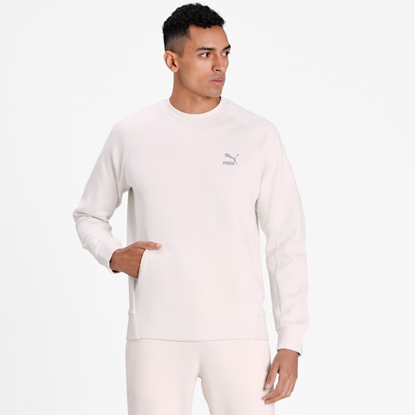 Classics Tech Long Sleeve Men's Sweater, Vaporous Gray, extralarge-IND