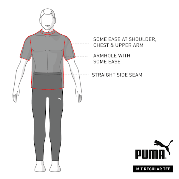 Avenir Graphic Regular Fit Men's T-Shirt, Puma Black, extralarge-IND
