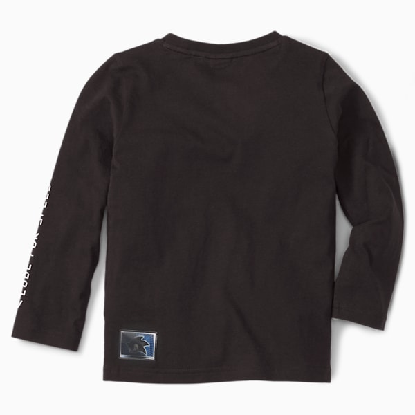 PUMA x SEGA Boys' Long Sleeve Tee, Puma Black, extralarge