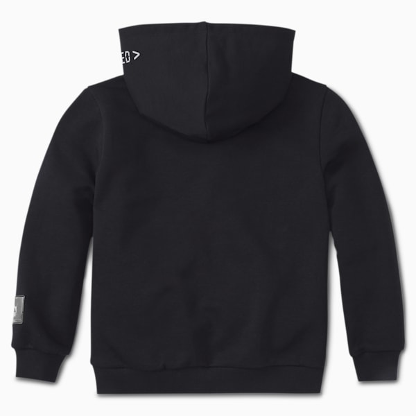 PUMA x SEGA Boys' Hoodie, Puma Black, extralarge