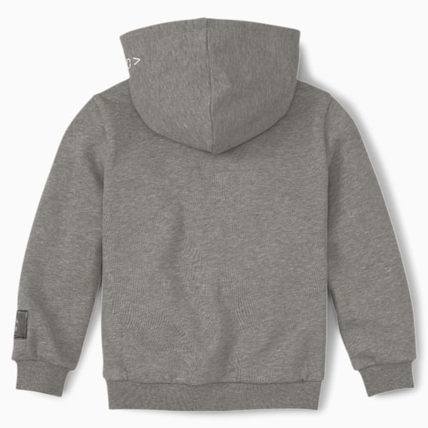 PUMA x SEGA Kids' Hoodie, Medium Gray Heather, extralarge