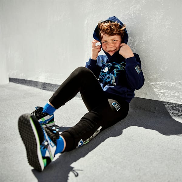 PUMA x SEGA Boys' Hoodie, Medieval Blue, extralarge