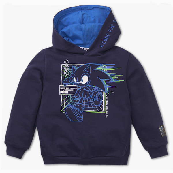 PUMA x SEGA Boys' Hoodie, Medieval Blue, extralarge