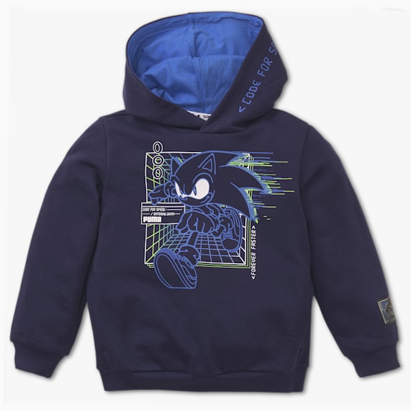 PUMA x SEGA Kids' Hoodie, Medieval Blue, extralarge