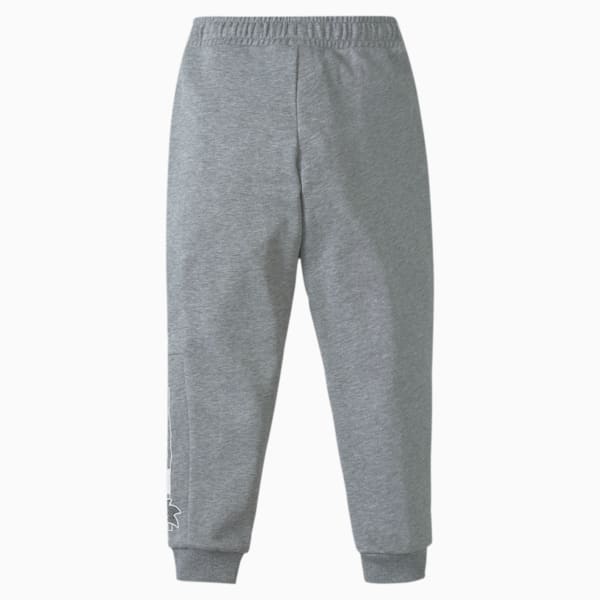 PUMA x SEGA Boys' Sweatpants, Medium Gray Heather, extralarge