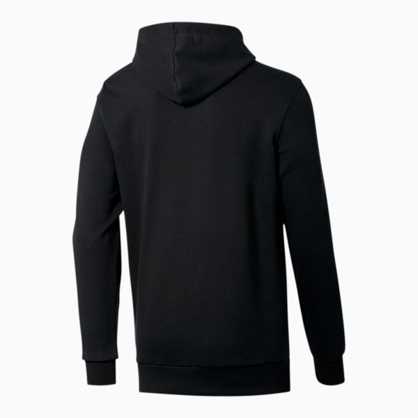 Iridescent Men's Hoodie, Cotton Black, extralarge