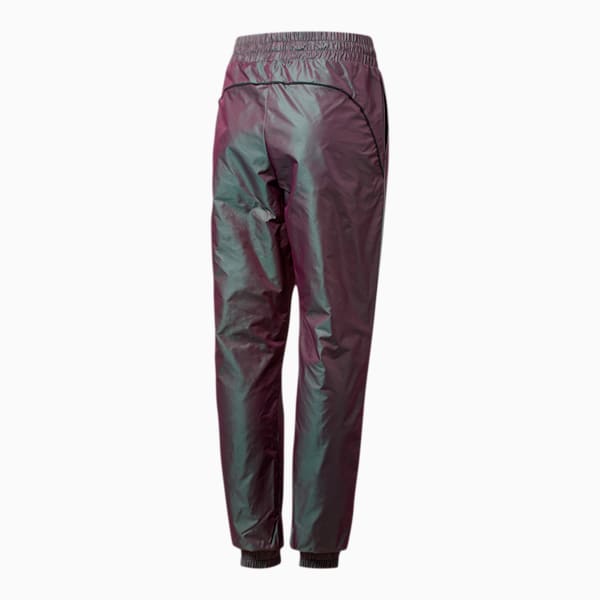 Iridescent Women's Track Pants, Plum Perfect-Iridescent, extralarge