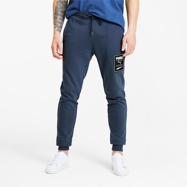 Recheck Men's Graphic Pants, Dress Blues, extralarge