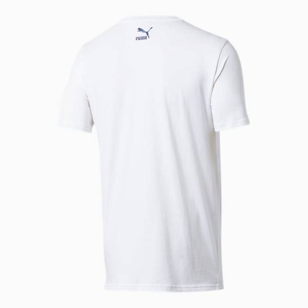 Iridescent Men's Graphic Tee, Puma White-Black, extralarge