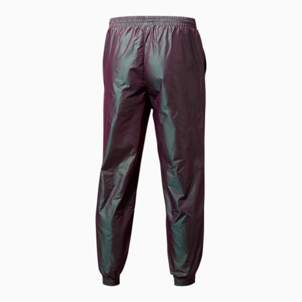 Iridescent Men's Track Pants, Plum Perfect-Iridescent, extralarge