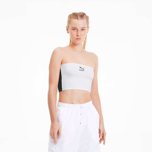 Classics Women's Bandeau Top, Puma White, extralarge