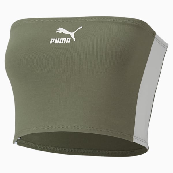 Classics Women's Bandeau Top, Deep Lichen Green, extralarge