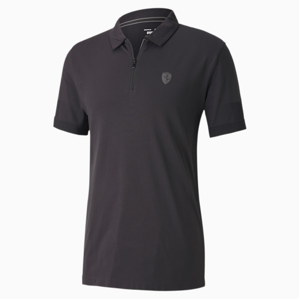 Scuderia Ferrari Style RCT Men's Polo, Puma Black, extralarge