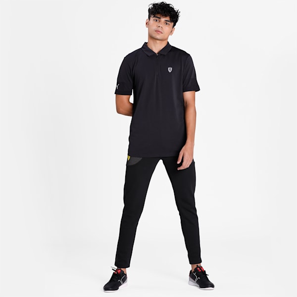 Scuderia Ferrari Style RCT Men's Polo, Puma Black, extralarge