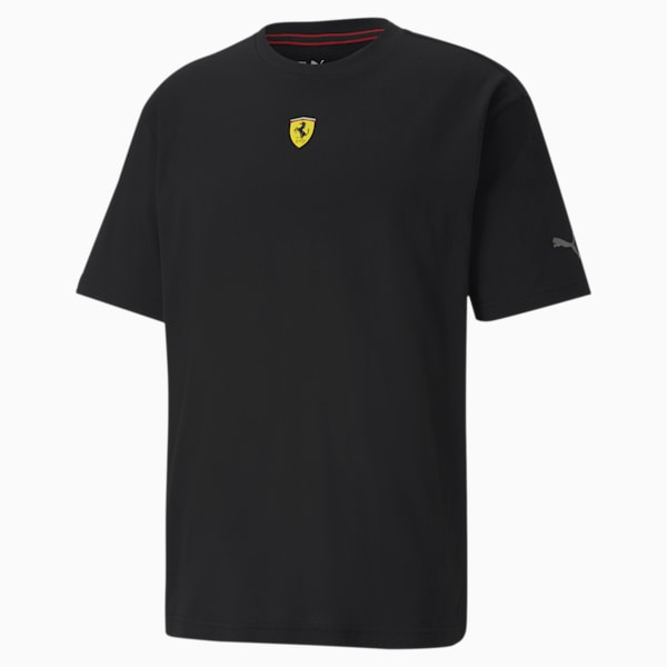 Scuderia Ferrari Race Street Men's T-Shirt, Puma Black, extralarge-IND